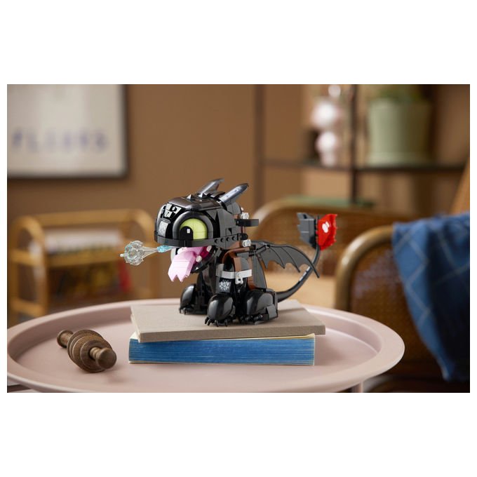 LEGO ICONS Dragon Trainer Sdentato Modello da Costruire in Plastica 10375
