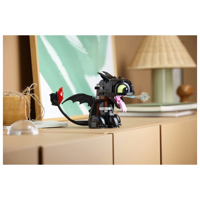 LEGO ICONS Dragon Trainer Sdentato Modello da Costruire in Plastica 10375