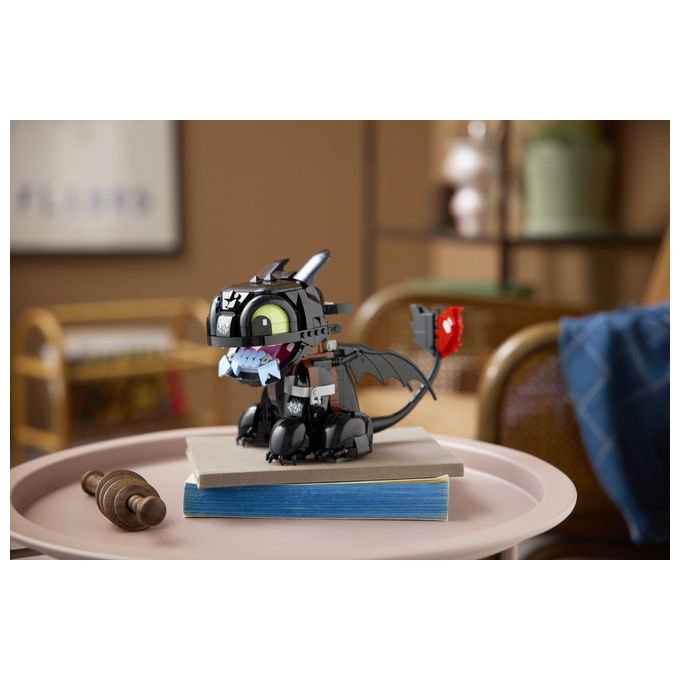 LEGO ICONS Dragon Trainer Sdentato Modello da Costruire in Plastica 10375