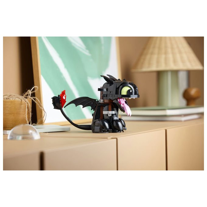 LEGO ICONS Dragon Trainer Sdentato Modello da Costruire in Plastica 10375