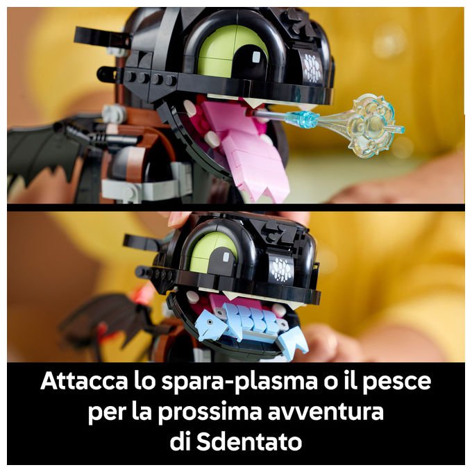 LEGO ICONS Dragon Trainer Sdentato Modello da Costruire in Plastica 10375