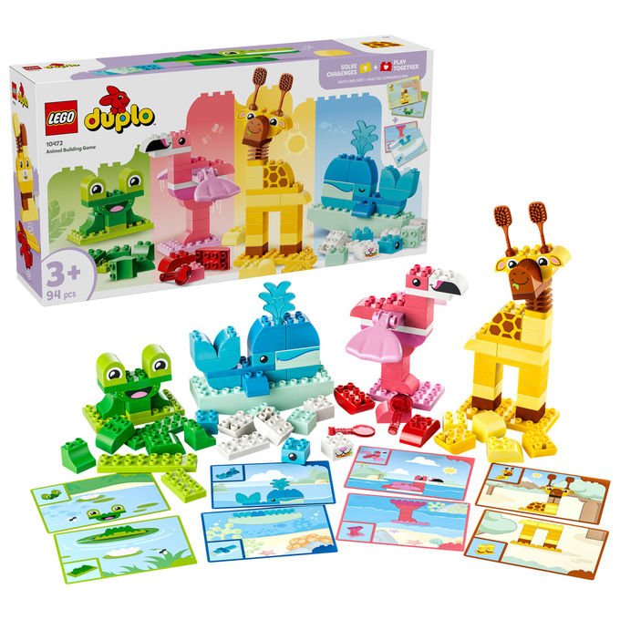Lego 10472 DUPLO Gioco di Costruzione degli Animali Set Mattoncini 94 pezzi da 3 anni