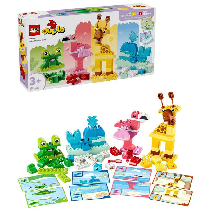 Lego 10472 DUPLO Gioco di Costruzione degli Animali Set Mattoncini 94 pezzi da 3 anni