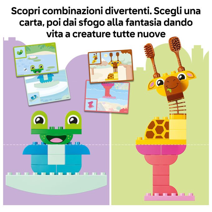 Lego 10472 DUPLO Gioco di Costruzione degli Animali Set Mattoncini 94 pezzi da 3 anni