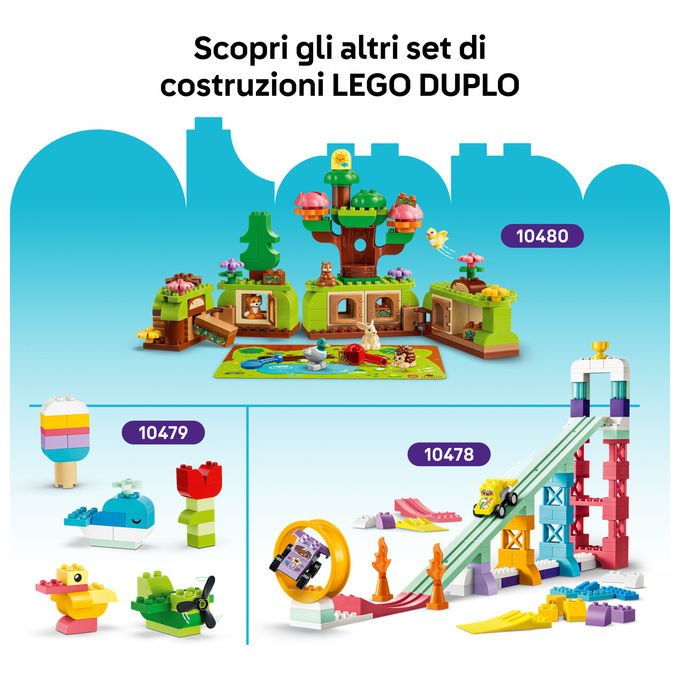 Lego 10472 DUPLO Gioco di Costruzione degli Animali Set Mattoncini 94 pezzi da 3 anni
