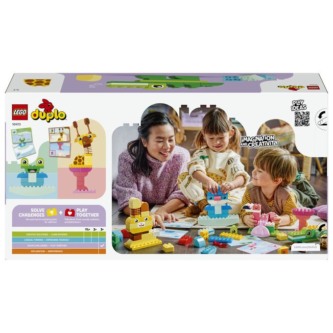 Lego 10472 DUPLO Gioco di Costruzione degli Animali Set Mattoncini 94 pezzi da 3 anni
