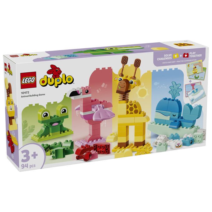 Lego 10472 DUPLO Gioco di Costruzione degli Animali Set Mattoncini 94 pezzi da 3 anni