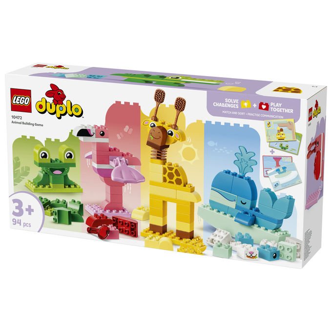 Lego 10472 DUPLO Gioco di Costruzione degli Animali Set Mattoncini 94 pezzi da 3 anni