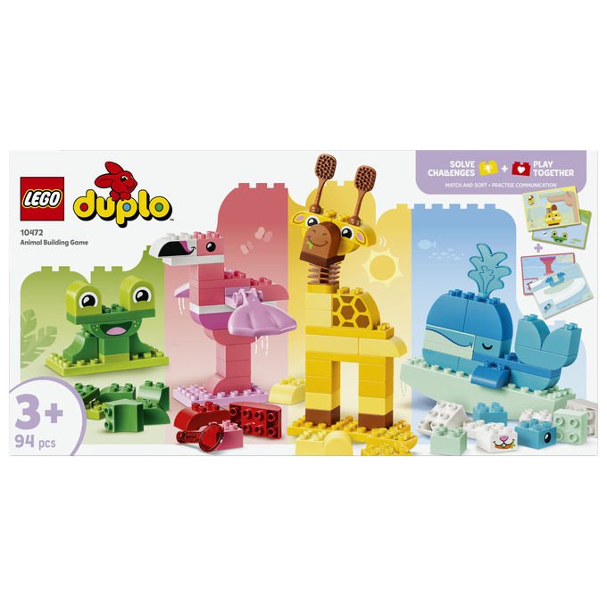 Lego 10472 DUPLO Gioco di Costruzione degli Animali Set Mattoncini 94 pezzi da 3 anni