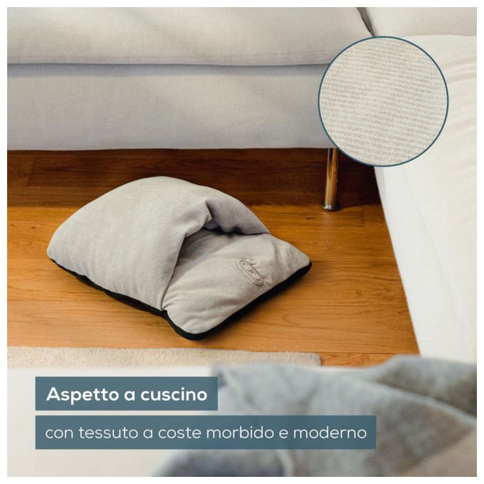 Beurer 10556 FM 28 Massaggiatore Plantare con Funzione Calore e Vibrazione Spegnimento Automatico Dopo 20 Minuti colore Grigio talpa