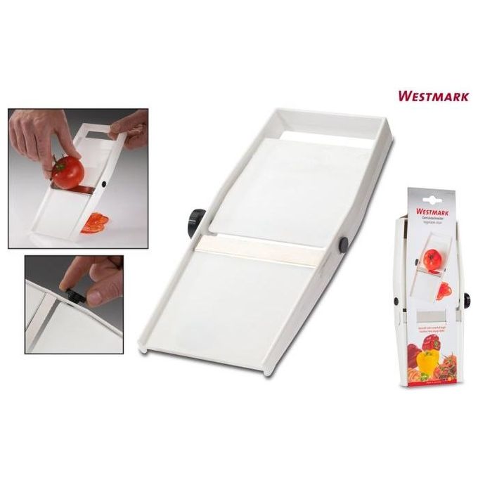 Westmark Tagliaverdure-Mandolina con Spessore Regolabile Acciaio Inox