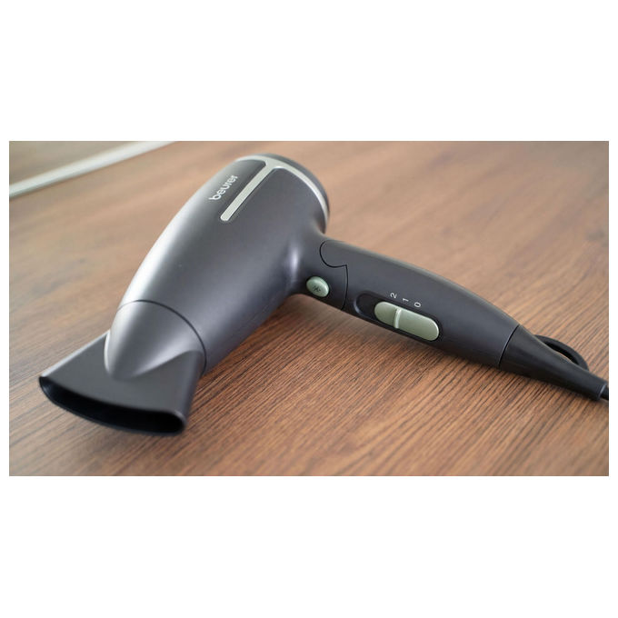 Beurer 10716 HC 25 Asciugacapelli 2 velocita' 2 temperature Getto freddo Funzione ionica Lunghezza cavo 1 8 m colore Nero