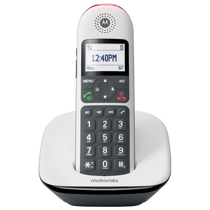 Motorola CD5001, Telefono DECT, Identificatore di chiamata, Grigio, Vivavoce