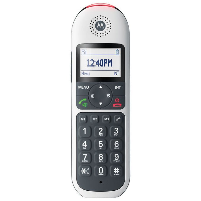 Motorola CD5001, Telefono DECT, Identificatore di chiamata, Grigio, Vivavoce