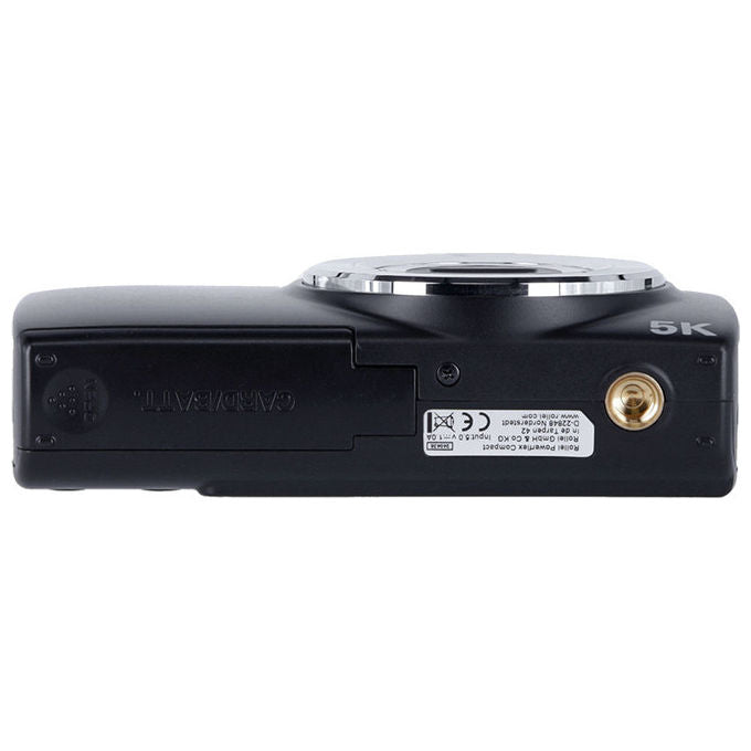 Rollei 10874 Powerflex Compact Fotocamera compatta 64 MP Zoom ottico 5x Risoluzione video 5K Ultra HD colore Nero