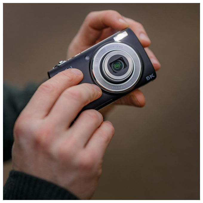 Rollei 10874 Powerflex Compact Fotocamera compatta 64 MP Zoom ottico 5x Risoluzione video 5K Ultra HD colore Nero