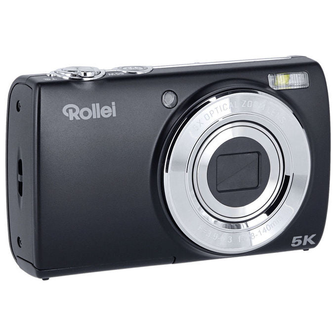 Rollei 10874 Powerflex Compact Fotocamera compatta 64 MP Zoom ottico 5x Risoluzione video 5K Ultra HD colore Nero