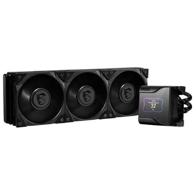 MSI MEG CORELIQUID S360 Dissipatore a Liquido 3x Silent gale 120mm Fan Silent Gale P14 Ips Lcd