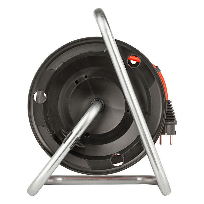 Brennenstuhl 1098530001 Garant Cavo Avvolgibile 20m H05VV-F3G1.5 IP44 con Maniglia Potenza 3300W stato non avvolto colore Nero