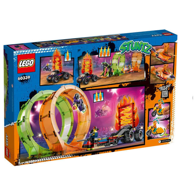 LEGO 60339 Arena delle acrobazie Set da costruzione 598 pezzi 7 minifigure colore Multicolore