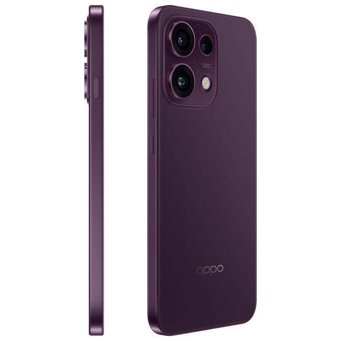Oppo 110010237121 Reno16 FS 5G Smartphone Tripla Fotocamera 50+8+50MP Display 6.57'' 120Hz AMOLED FHD+ RAM 8GB ROM 512GB Batteria 6500mAh 45W SUPERVOOC colore Purple Black