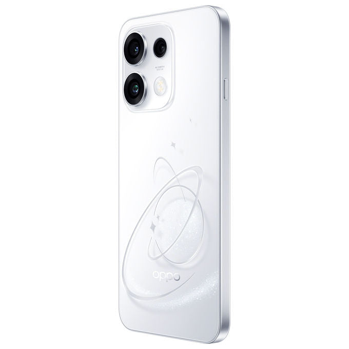 Oppo 110010237124 Reno16 F Smartphone 5G Tripla fotocamera 50+8+50MP Display 6.57'' 120Hz AMOLED RAM 8GB ROM 256GB Batteria 6500mAh colore Bianco