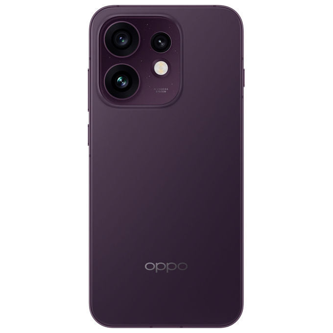 Oppo 110010237513BU Reno16 5G Smartphone AI Tripla Fotocamera 50+50+50MP Frontale 50MP Display 6.32'' 120Hz AMOLED 6000mAh RAM 8GB ROM 512GB colore Purple Black
