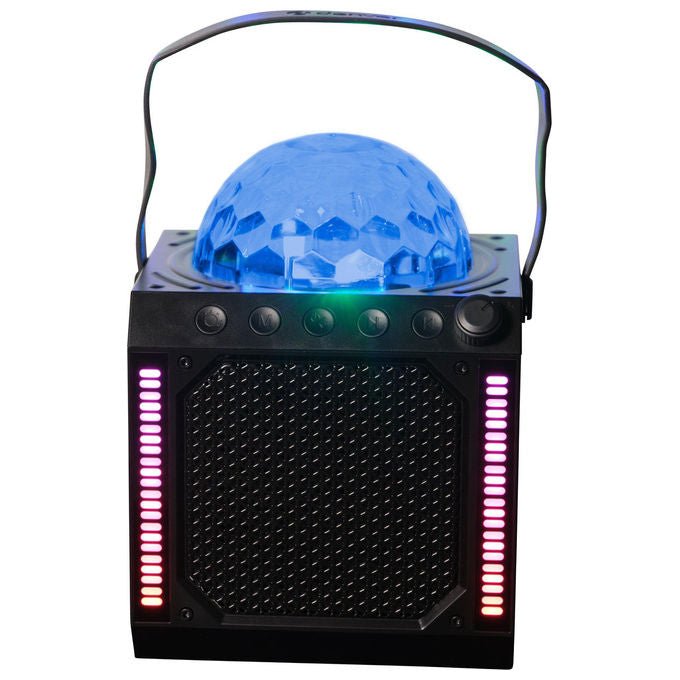 Denver BTM-618 Altoparlante da festa 10 W Bluetooth 5.0 MicroSD LED USB Tipo A e C Microfono Integrato colore Nero
