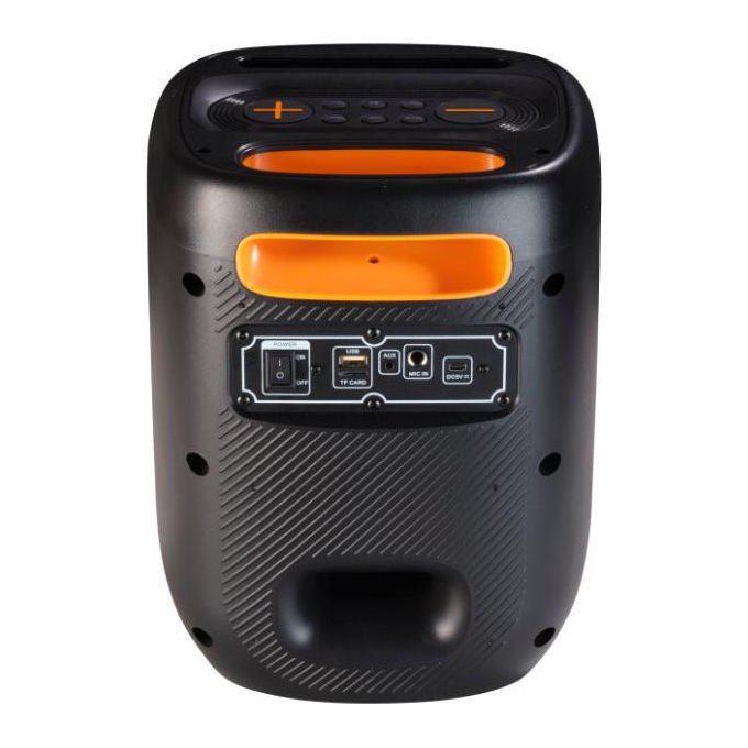 Denver 111151200140 BPS-165 Altoparlante da festa 20 W Bluetooth LED RGB MicroSD USB AUX colore Nero