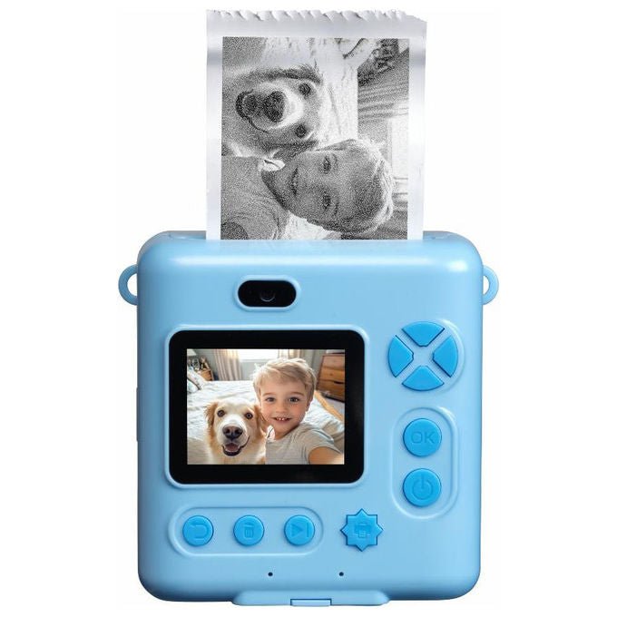 Denver 112150100040 Macchina fotografica digitale per bambini 20 MP video 1080p display 2'' USB Type-C colore Blu