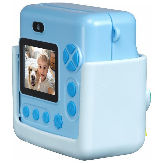 Denver 112150100040 Macchina fotografica digitale per bambini 20 MP video 1080p display 2'' USB Type-C colore Blu