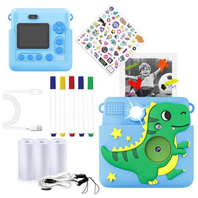 Denver 112150100040 Macchina fotografica digitale per bambini 20 MP video 1080p display 2'' USB Type-C colore Blu
