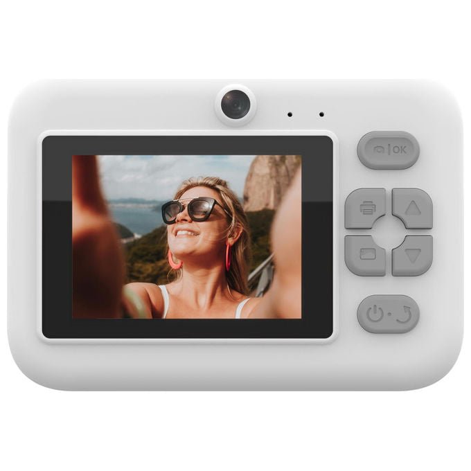 Denver KPC-1374BTW Fotocamera Istantanea con Stampa Termica Bluetooth 5 MP Risoluzione Fino a 48 MP colore Bianco