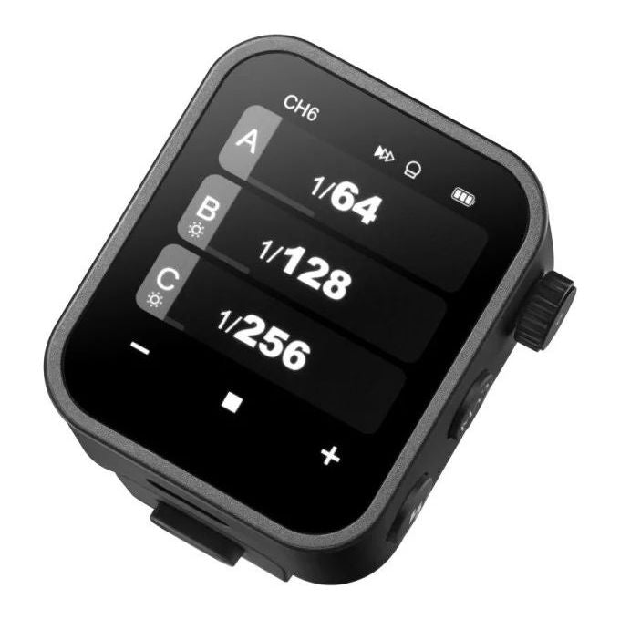 Godox 11430 Trasmettitore Wireless X3 N TTL per Nikon Compatibilita' Fotocamere F e Z Touchscreen OLED 32 Canali 16 Gruppi Portata 100 m Ricarica USB-C colore Nero