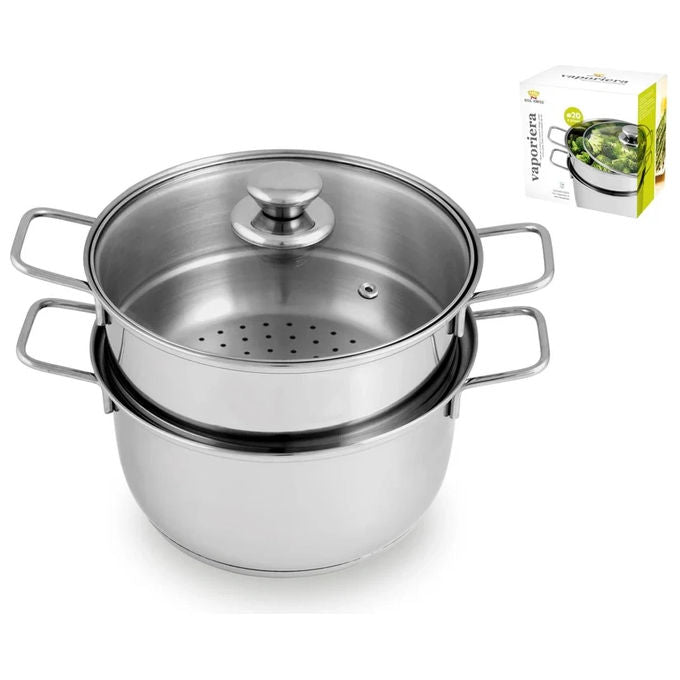 Inoxriv Vaporiera Inox 20cm Star