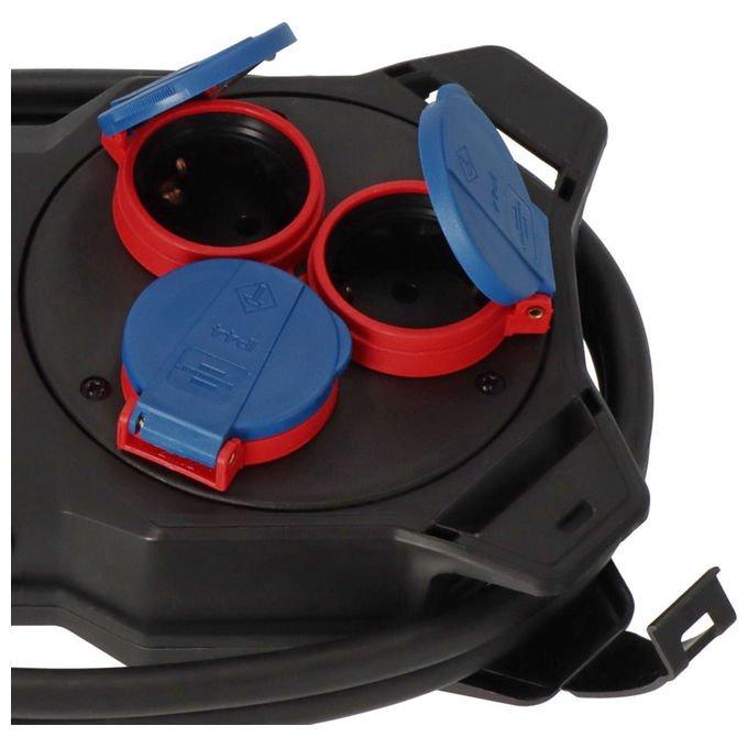 Brennenstuhl 1151610020 Stromstation CEE1 IP44 400V 16A 1x CEE 3x 230V 2 m colore Nero