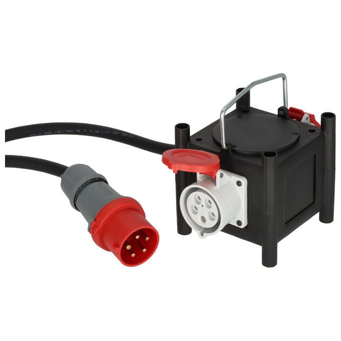 Brennenstuhl BSV3232IP44 Komp. Stromverteiler BSV 3 2-32 IP44 2x CEE 400V 32A 22000 W cavo 2m H07RN-F 5G6,0 materiale Gomma colore Nero