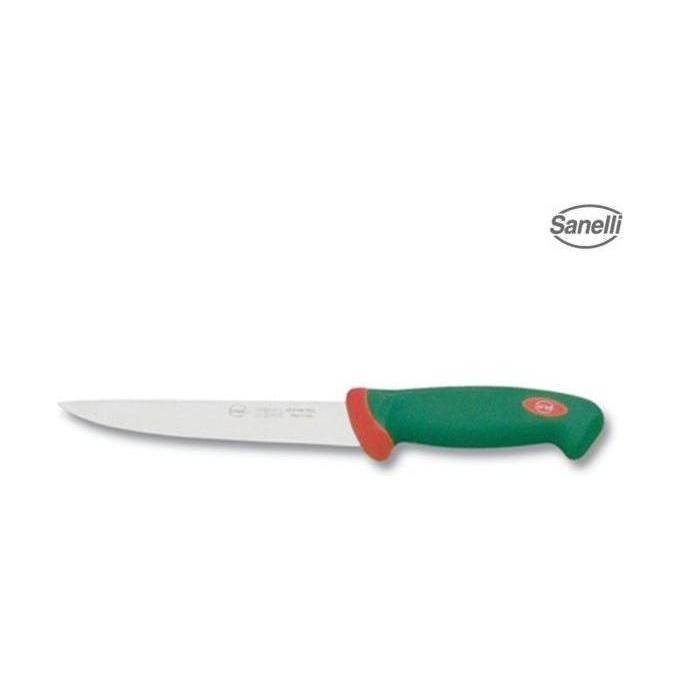 Sanelli Coltello per filettare il pesce in acciaio inox Verde 18 cm