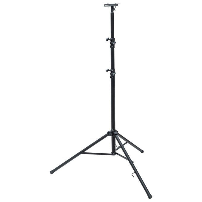 Brennenstuhl 1170310040 Treppiede Telescopico ST 302 Altezza Regolabile da 124 cm a 3 m Portata 20 kg con Barra a T e Traversa colore Nero