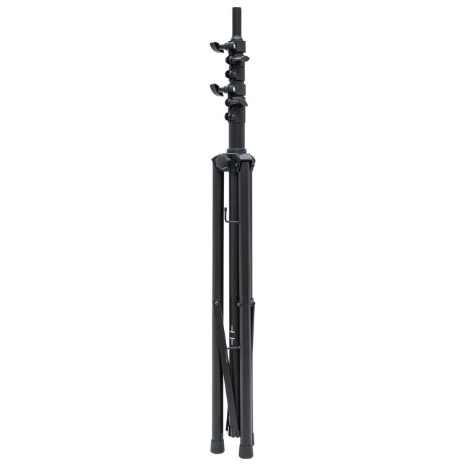 Brennenstuhl 1170310040 Treppiede Telescopico ST 302 Altezza Regolabile da 124 cm a 3 m Portata 20 kg con Barra a T e Traversa colore Nero