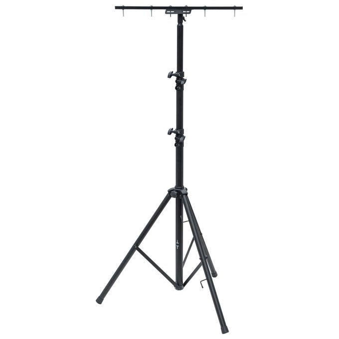 Brennenstuhl 1170310040 Treppiede Telescopico ST 302 Altezza Regolabile da 124 cm a 3 m Portata 20 kg con Barra a T e Traversa colore Nero