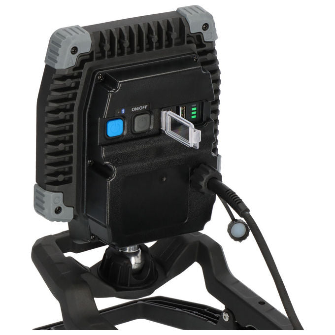 Brennenstuhl CL 5050 MBAH Faretto da cantiere ibrido a LED 6800 lm 50 W IP65 Bluetooth colore Nero Grigio