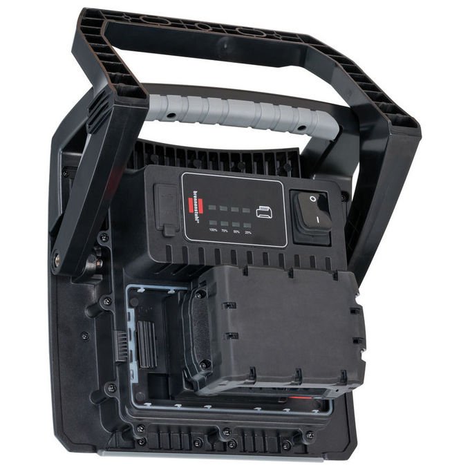 Brennenstuhl 1173140400 Faretto LED Multi Battery 4500 lm 40 W 6500 K IP65 compatibile batterie 18V Bosch Dewalt Makita Metabo Milwaukee colore Nero