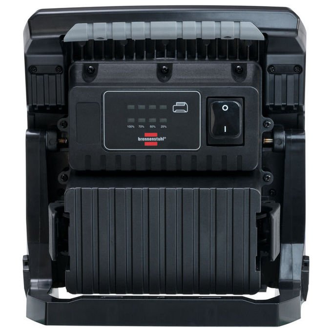 Brennenstuhl 1173140400 Faretto LED Multi Battery 4500 lm 40 W 6500 K IP65 compatibile batterie 18V Bosch Dewalt Makita Metabo Milwaukee colore Nero