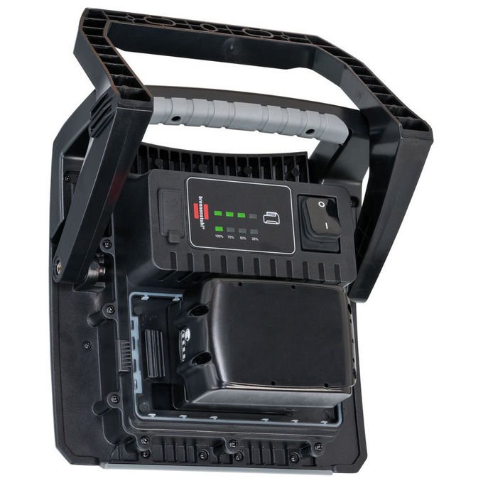 Brennenstuhl 1173140400 Faretto LED Multi Battery 4500 lm 40 W 6500 K IP65 compatibile batterie 18V Bosch Dewalt Makita Metabo Milwaukee colore Nero