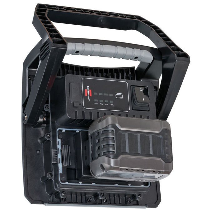 Brennenstuhl 1173140400 Faretto LED Multi Battery 4500 lm 40 W 6500 K IP65 compatibile batterie 18V Bosch Dewalt Makita Metabo Milwaukee colore Nero