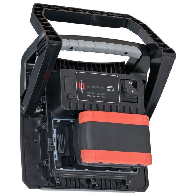 Brennenstuhl 1173140400 Faretto LED Multi Battery 4500 lm 40 W 6500 K IP65 compatibile batterie 18V Bosch Dewalt Makita Metabo Milwaukee colore Nero