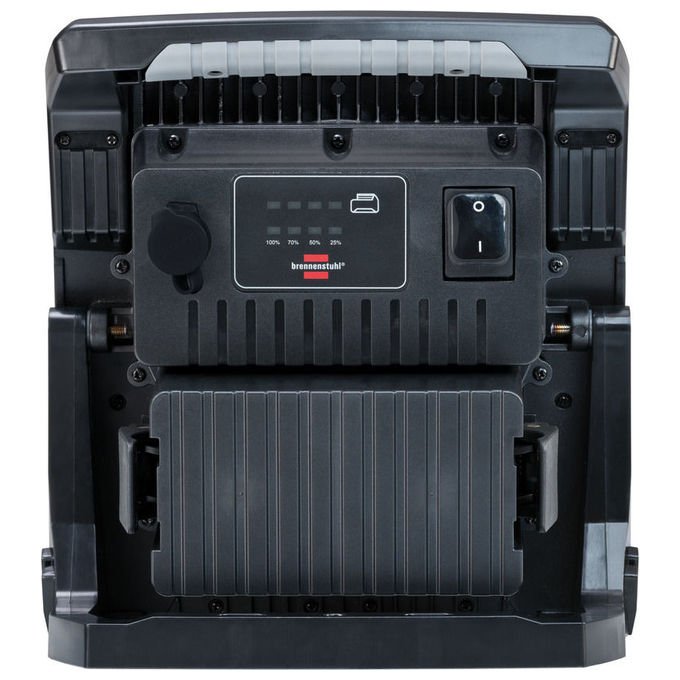 Brennenstuhl 6050MH60W Multi Battery Faretto da costruzione LED ibrido 6200lm IP65 IK08 colore Nero