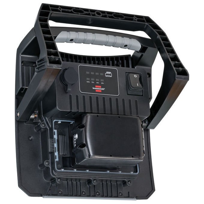 Brennenstuhl 6050MH60W Multi Battery Faretto da costruzione LED ibrido 6200lm IP65 IK08 colore Nero