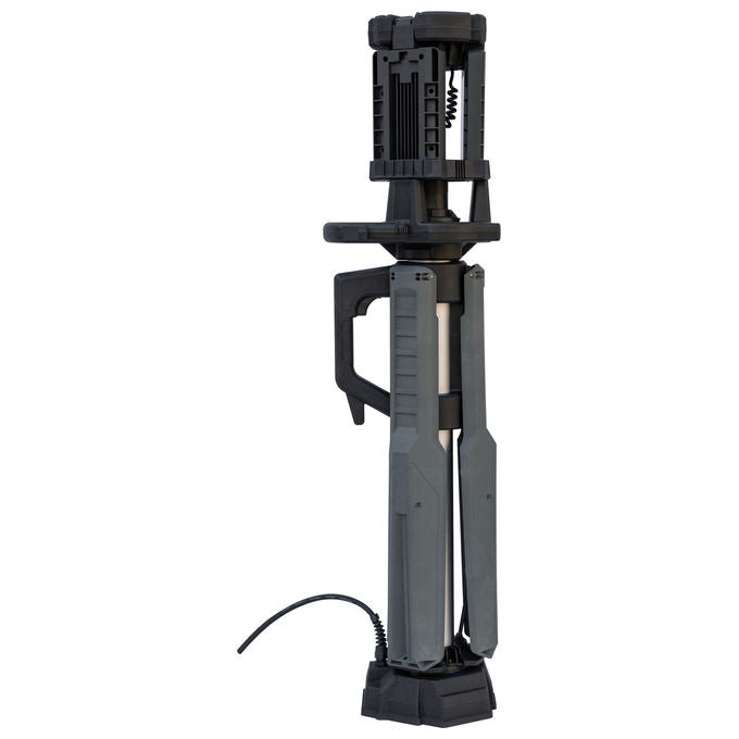 Brennenstuhl 13050 T Professional Faretto LED da Costruzione a Tre Teste 100W 13500lm IP54 6500K colore Nero